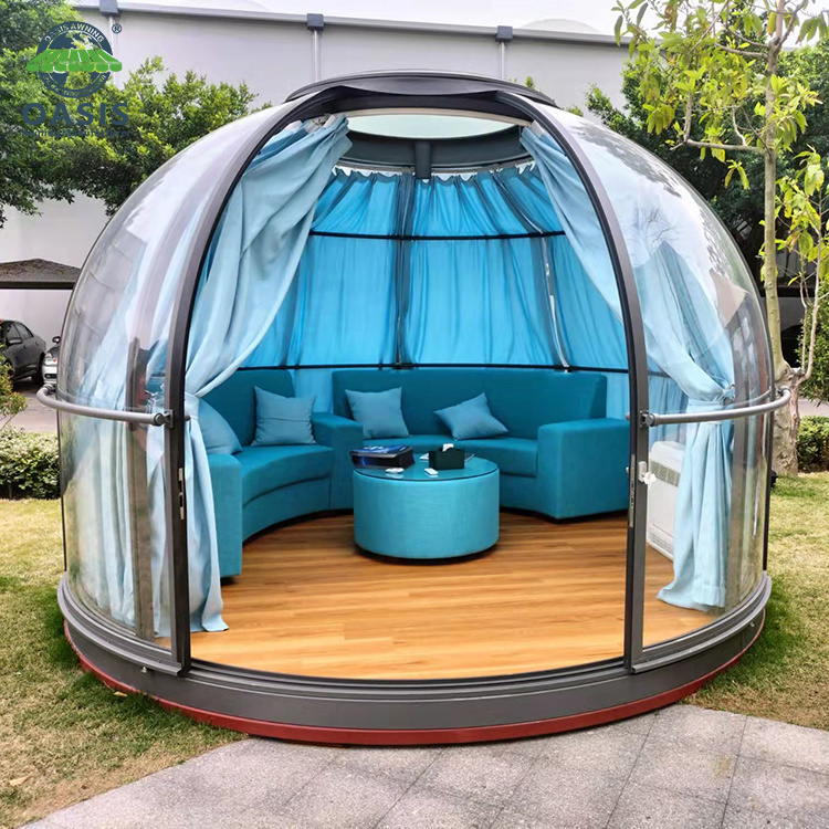 Waterproof Luxury Igloo Half Sphere Clear Geodesic Dome Tents For Camping Restaurant & Bar Hotel Home Decoration