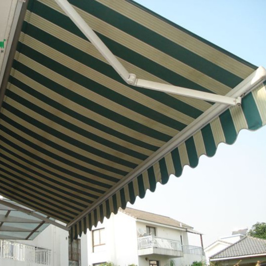 Electric Awning Automatic Supplier Strong Remote Control markise Cassette Retractable Door Aluminum Folding Arms Awning