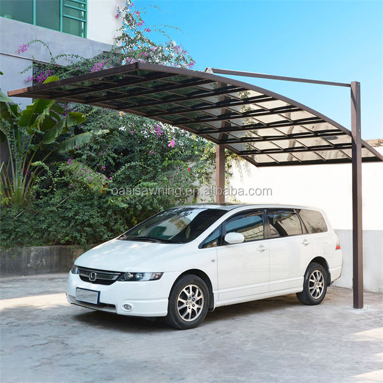 Strong Windproof  attached Pergola Carport Customize japanese Car Garage Design Car Shelter free standing Garage Carports