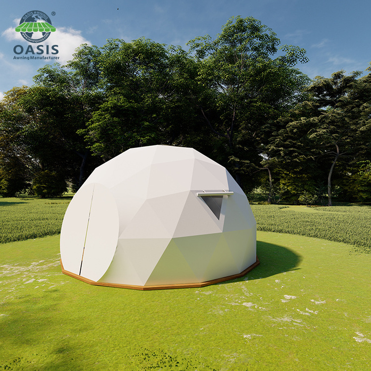 Transparent Round Garden Hotel 6M Igloo Glamping House Luxury Roof Pvc Geodesic Dome Tent For Outdoor Party Exhibition