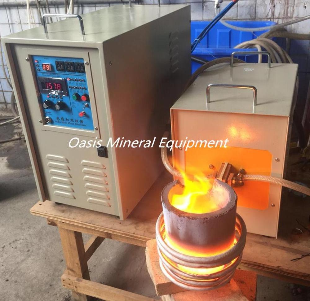 High frequency metal iron copper Gold melting furnace for sale