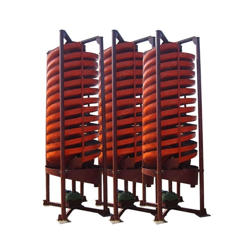 Mineral copper gold Ore Concentrator Processing production Plant ,Gold Mining Gravity spiral chute