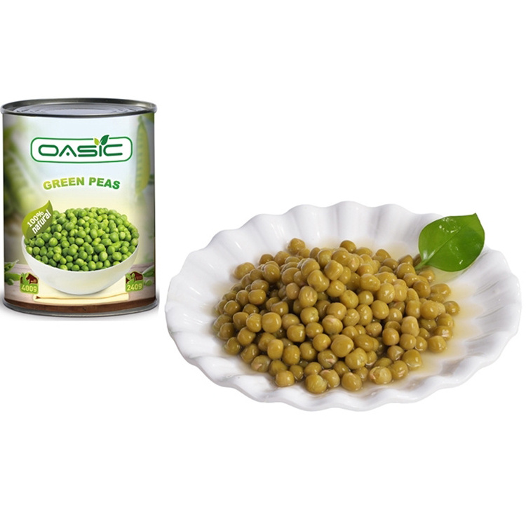 2023 New Hot Sale All Size Best Canned Green Peas to Any Country Original Flavor Green Peas