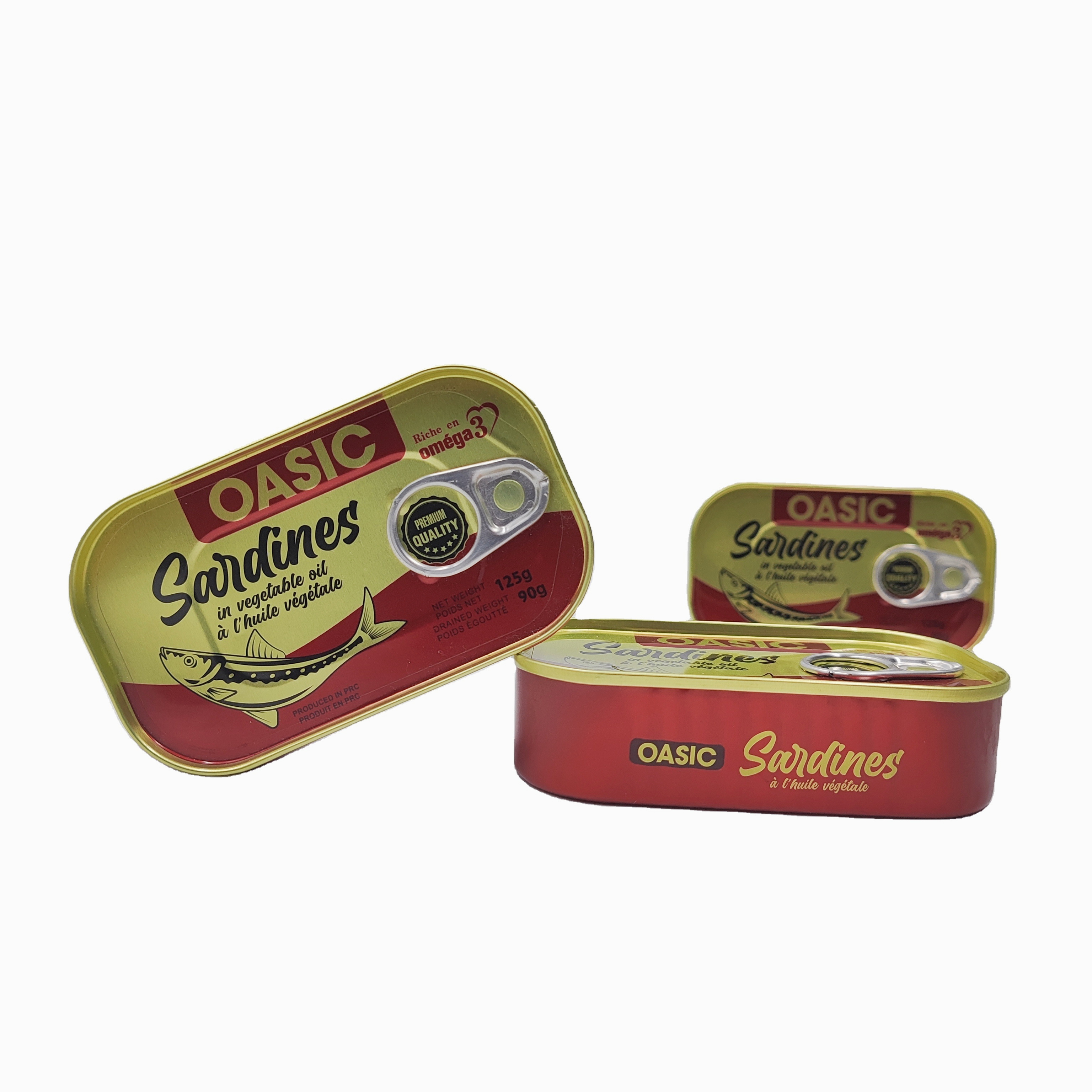 High quality custom product canned Fresh sardines New type Sardine fish in vegetable oil