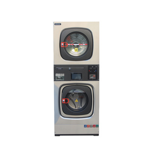 Industrial Laundry Solutions 15Kg Stack Coin Washer-Dryer All In One Washing Machine With Negotiated Price