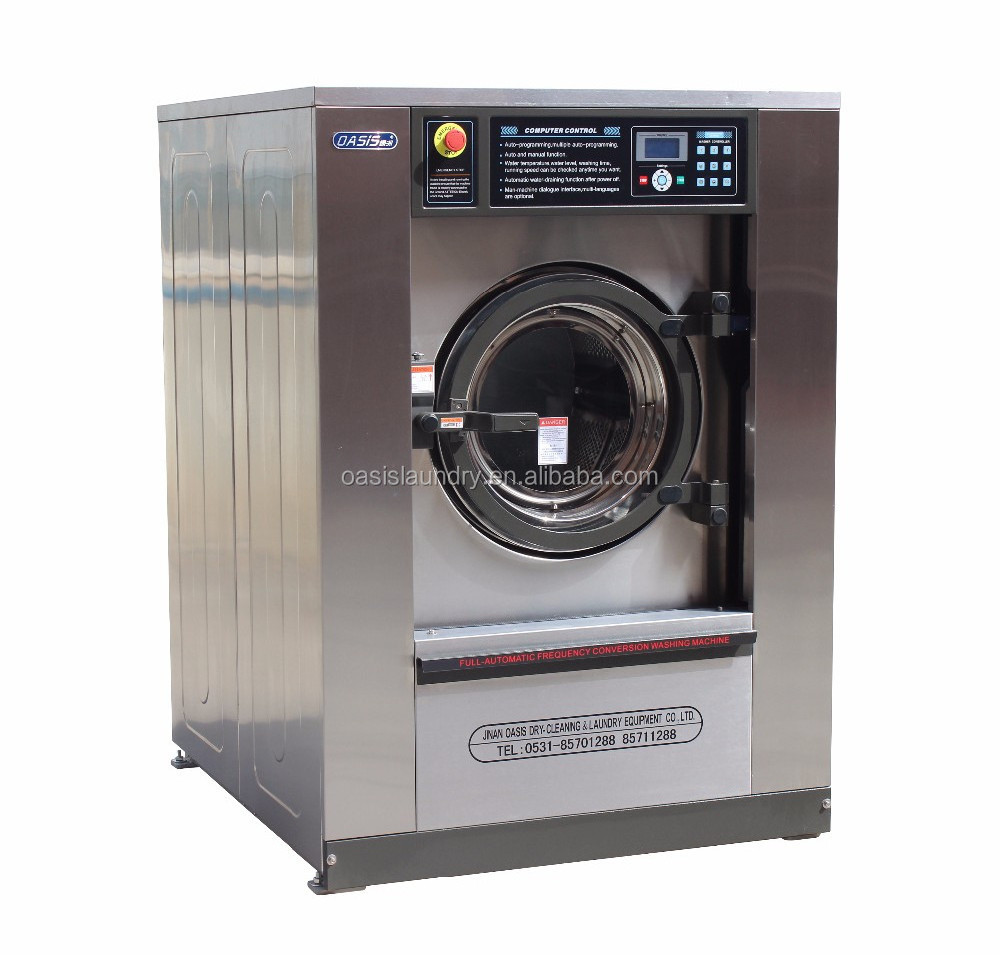 Automatic industrial washing machines 25 kg commercial washer machine equipments for cleaning