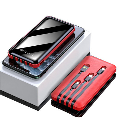 10000mAh Mobile Phone Portable Charger Graphene Solar Banks 20000mah Power Bank Battery Charging Case For Iphone 7