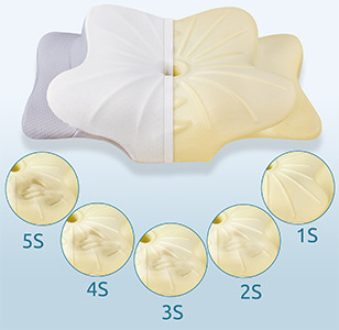 Cooling Gel Infused Soft Feeling Memory Foam Contour Bed Pillow with Customized Size