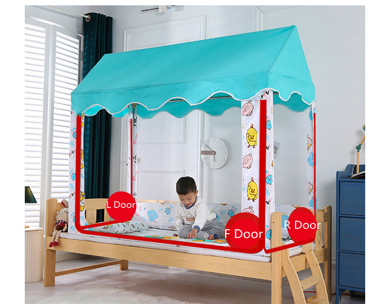 2021 Hot Sale Anti-mosquito Multiple sizes Bed Canopy Mosquito Net For Kids boy and girl  summer foldable polyester