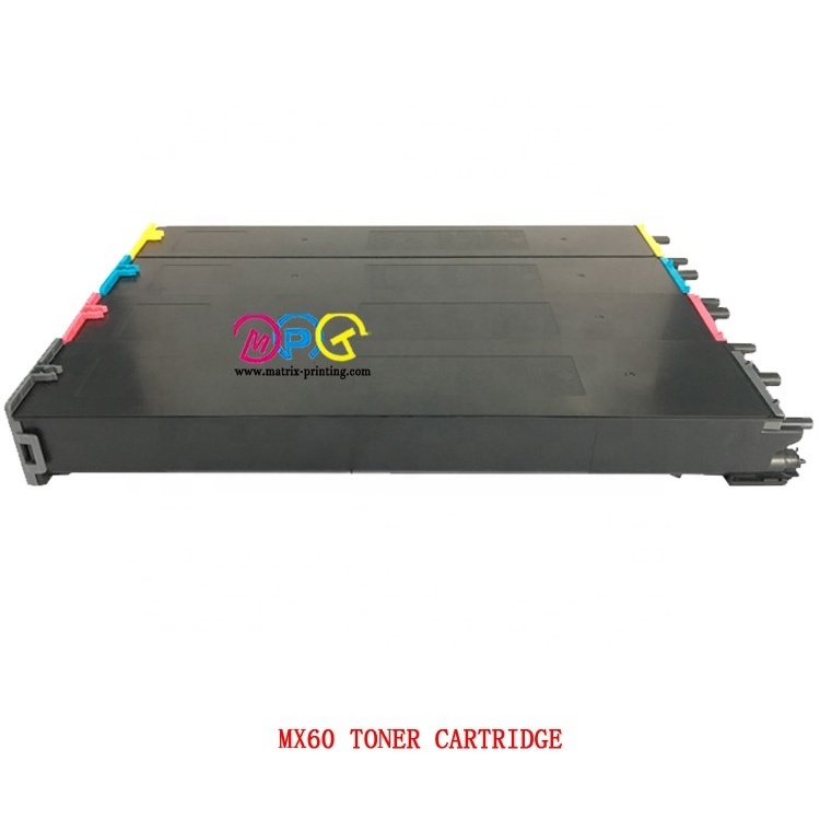 MX-60/60FT New Compatible Empty Toner Cartridge, For Sharp MX-2630N 3050N 3070N 3550N 3570N 4050N 4070N 5050N 5070N 6050N 6070N