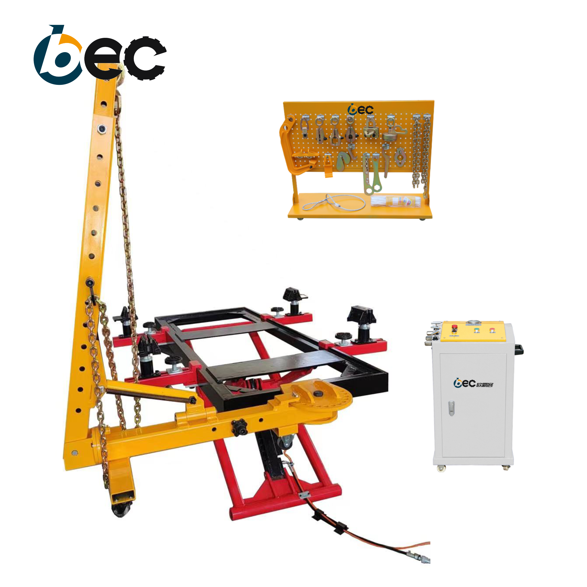 automatic straightening machine car lift bench mini car pulling bench