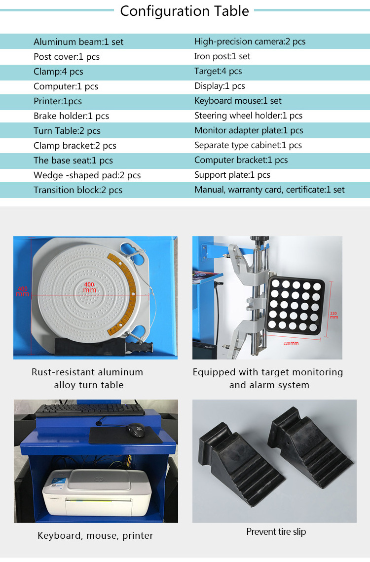 OBC CE 3d wheel aligner john bean visualizer wheel aligner 3d wheel aligner machine for sale