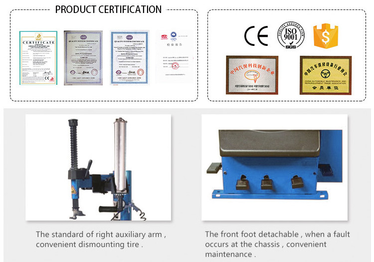 OBC-100 cheap semi automatic motorcycle swing arm tire changer