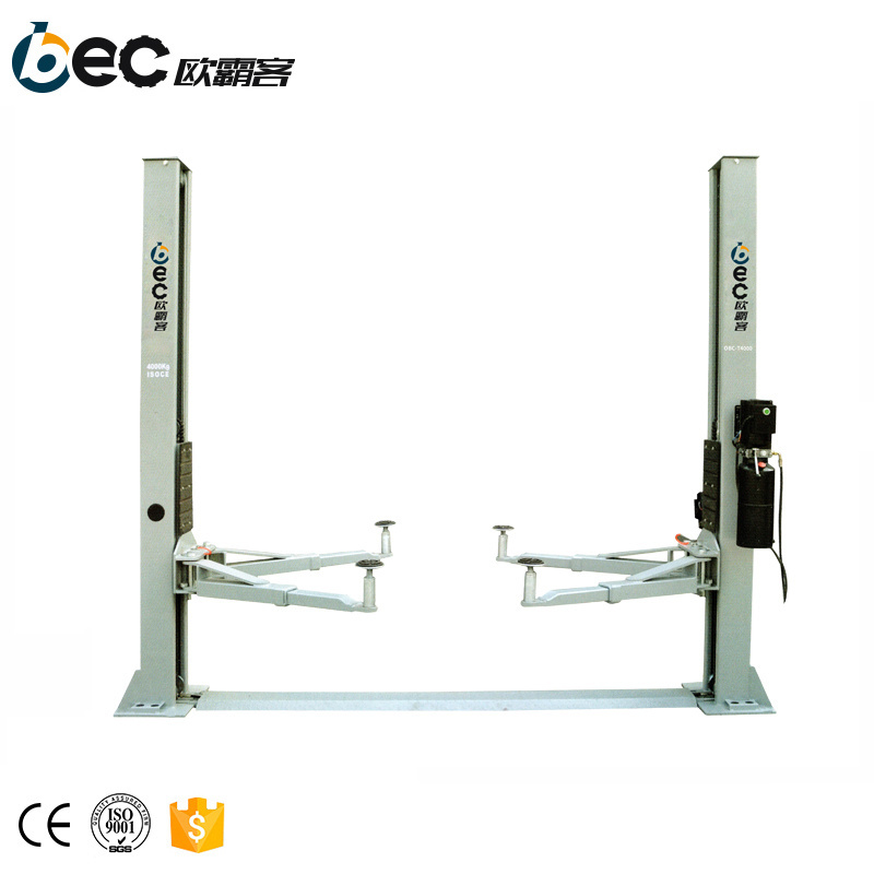 OBC-T4000 China factory car lifter used 2 post hydraulic car lift for sale