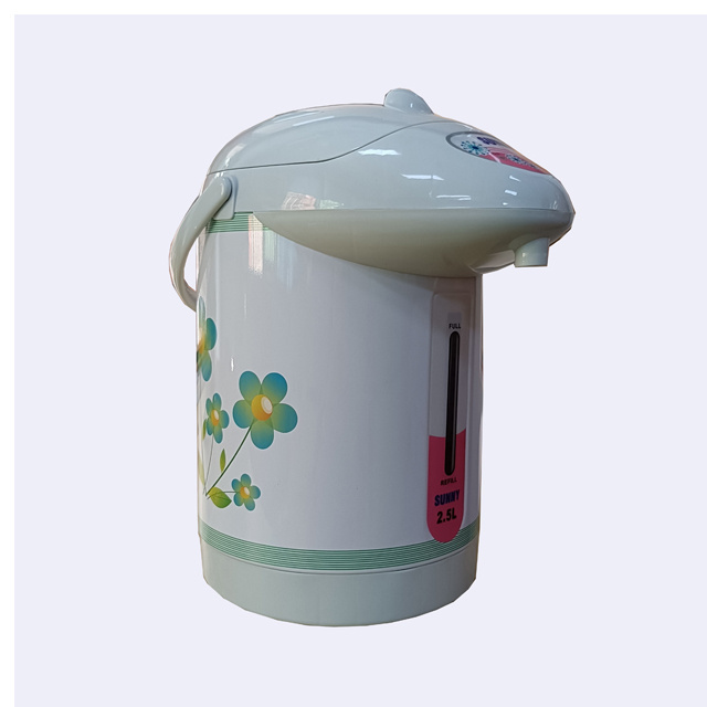 Disinfection Electric Thermo pot ODM flower red housing coffee maker 360 rotatable water boiler