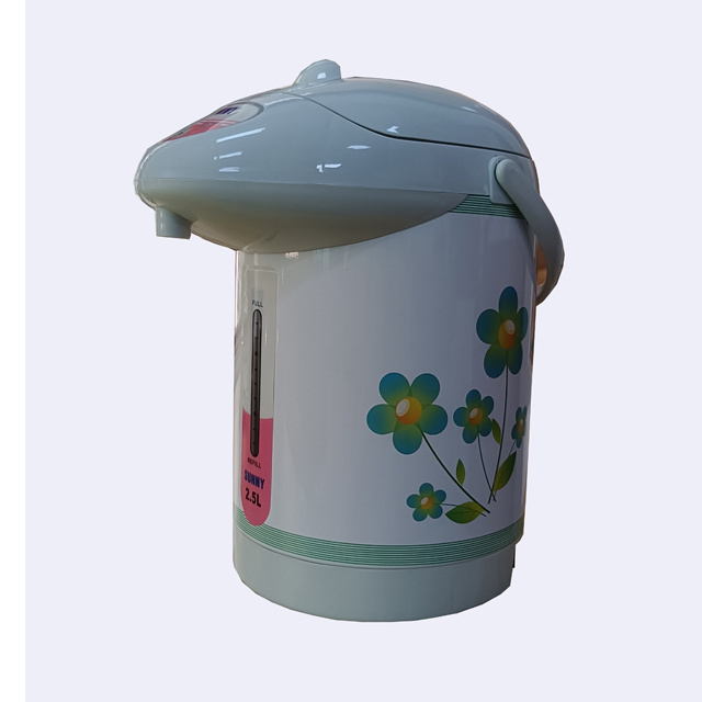 Disinfection Electric Thermo pot ODM flower red housing coffee maker 360 rotatable water boiler