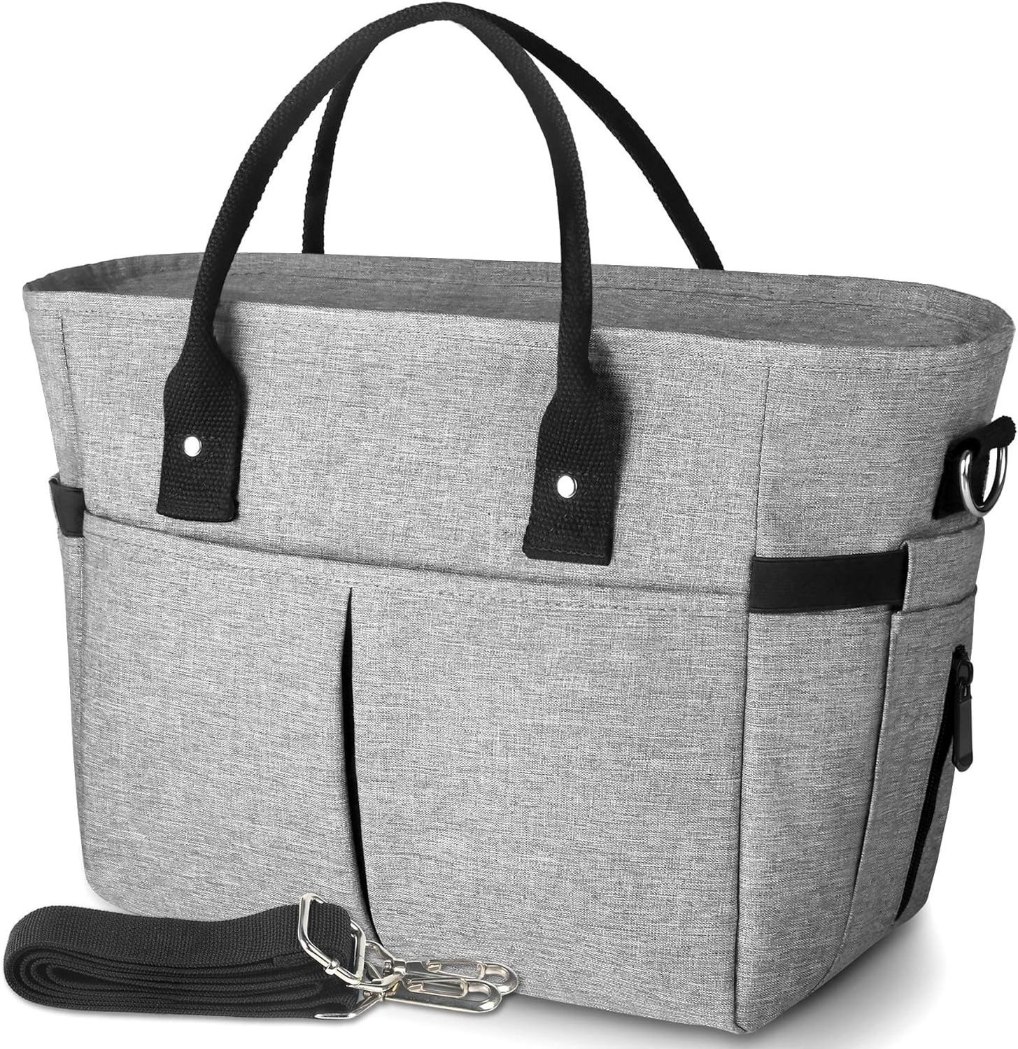 New arrival branded tote insulated beach cooler lunch maternity bag with cooler zip cup holder drink bottle zipper custom logo