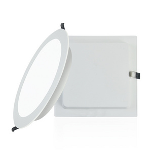 Super thin 8 inch 6in round led panel light recessed conceal downlight CE led ceiling light panel led lamp 4000k for clean room