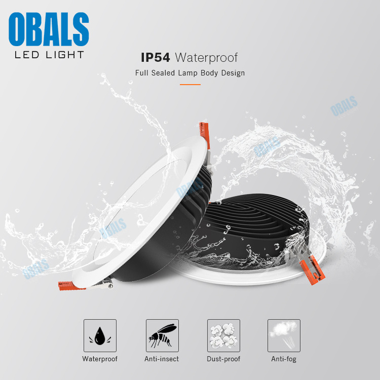 Obals Commercial Shop 5 Inch 6 Inch 8 Inch Ceiling Led Downlight Spotlight 12w 15w 20w 25w 30w 40w 60w Led Down Lights Lighting