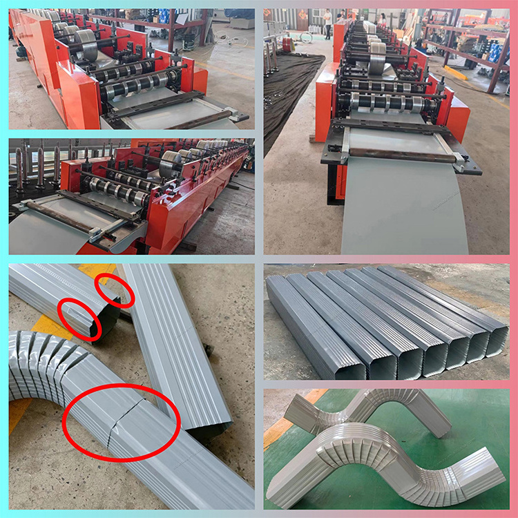 Hot Sale Rain Collecting Seamless Gutter Roll Forming Machine 5 and 6 Inches