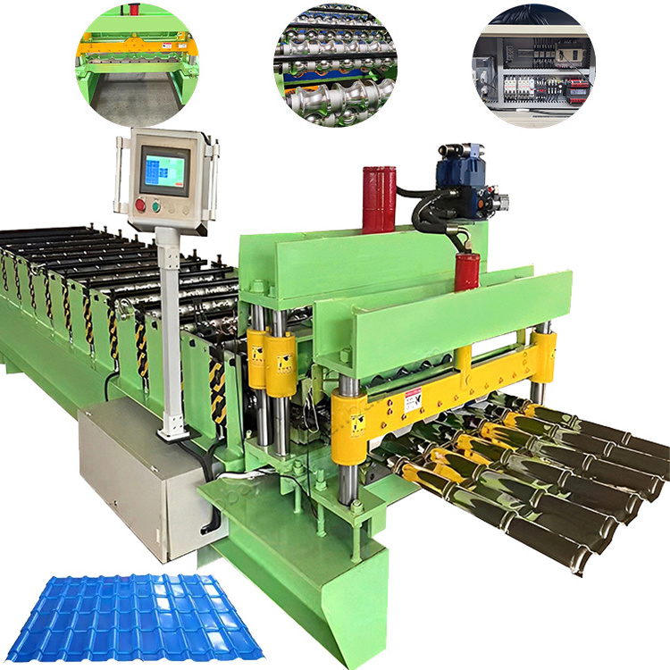 Automatic Pressed Glazed Tile Forming Machine 3D Die Cut Glazed Tile Equipment For Sale In China