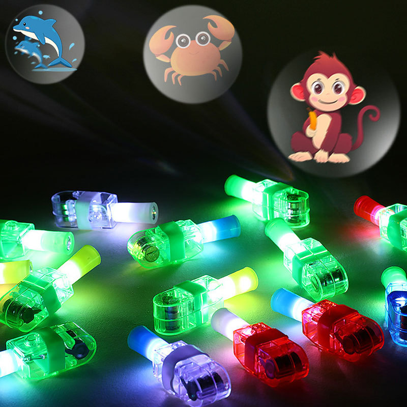 wholesale LED Finger Flashlight Light Up Finger Ring Toys LED Party Finger Lights for Children's luminous toy