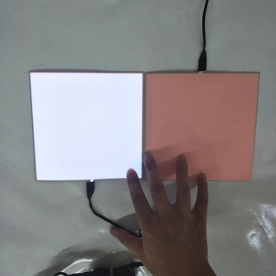 Factory direct high quality EL light panel electroluminescent cuttable led light paper el panel backlight sheet low MOQ