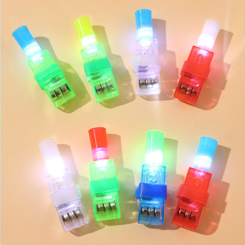 wholesale LED Finger Flashlight Light Up Finger Ring Toys LED Party Finger Lights for Children's luminous toy