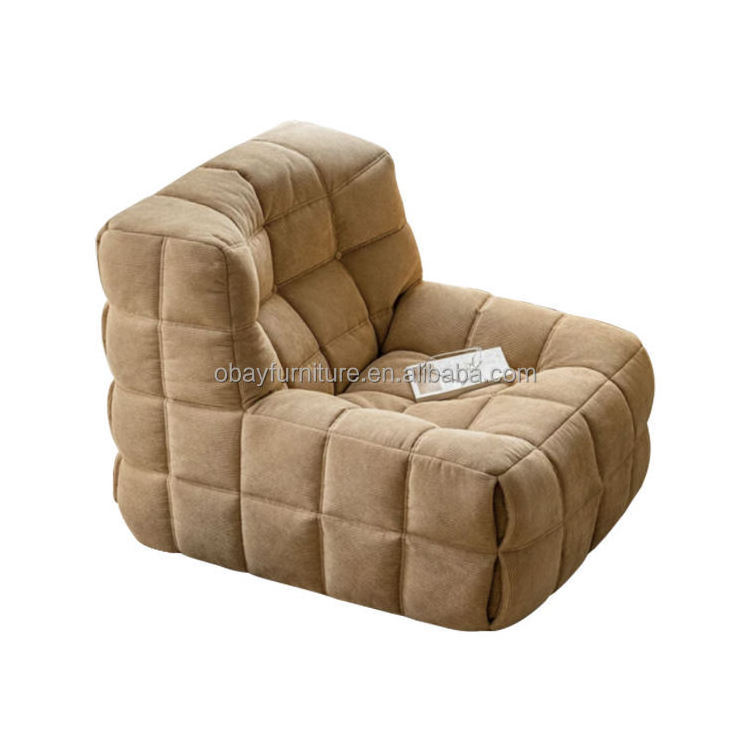 Hot Sale Soft Eco Friendly Furniture Unique Shape Soft Lazy Living Room Bean Bag Sofa