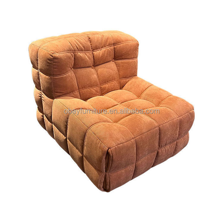 Hot Sale Soft Eco Friendly Furniture Unique Shape Soft Lazy Living Room Bean Bag Sofa