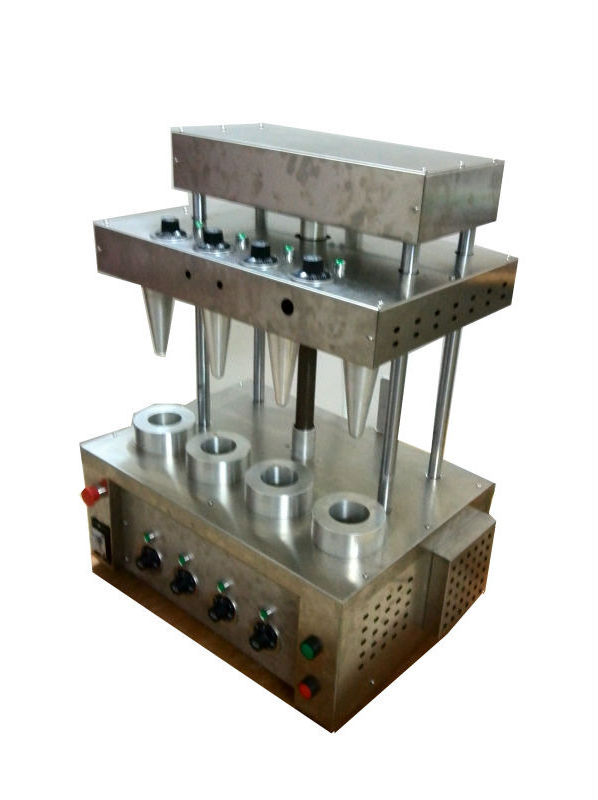 Pizza cone molding machine