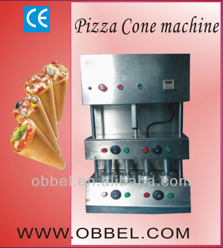 Pizza cone molding machine