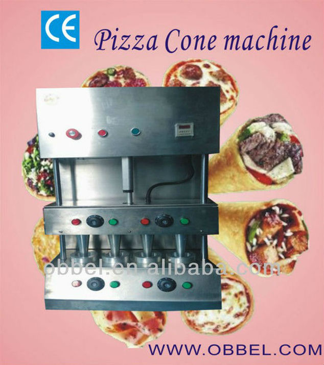 Pizza cone molding machine