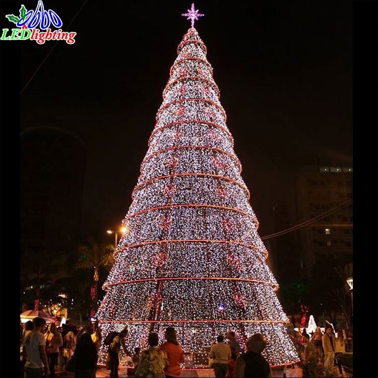 DMX led outdoor christmas ball tree 360 degree 3D effect