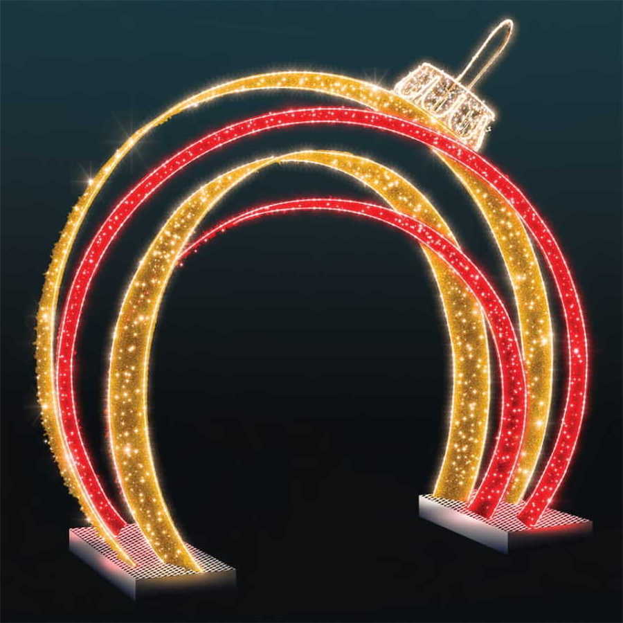 Moon and star decoration christmas light led arch lighting