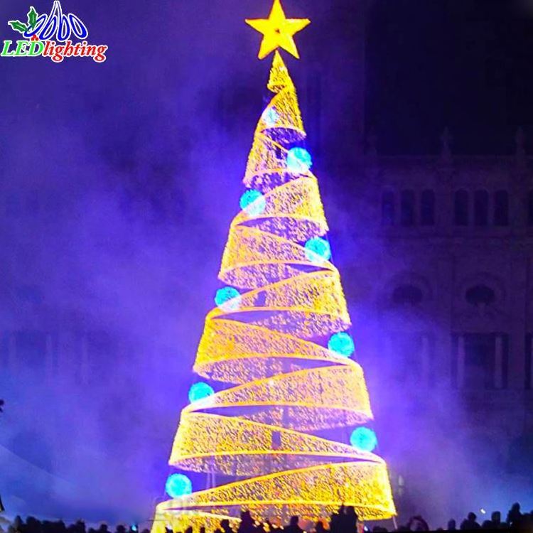 DMX led outdoor christmas ball tree 360 degree 3D effect