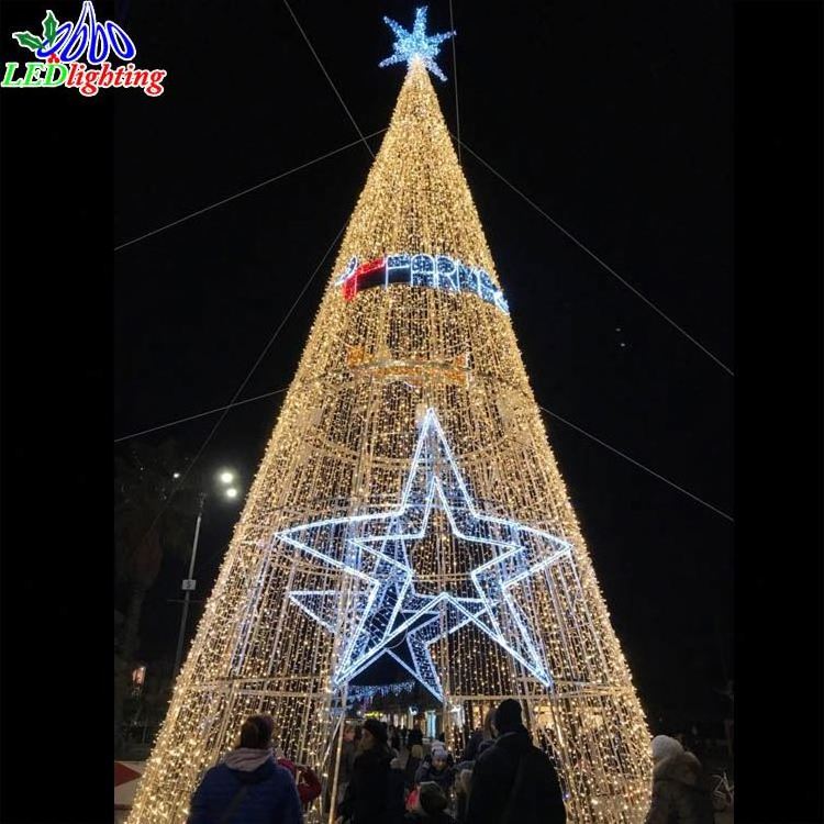 DMX led outdoor christmas ball tree 360 degree 3D effect