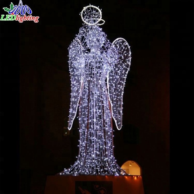 Led Christmas Decorations Angel 3D Motif Light