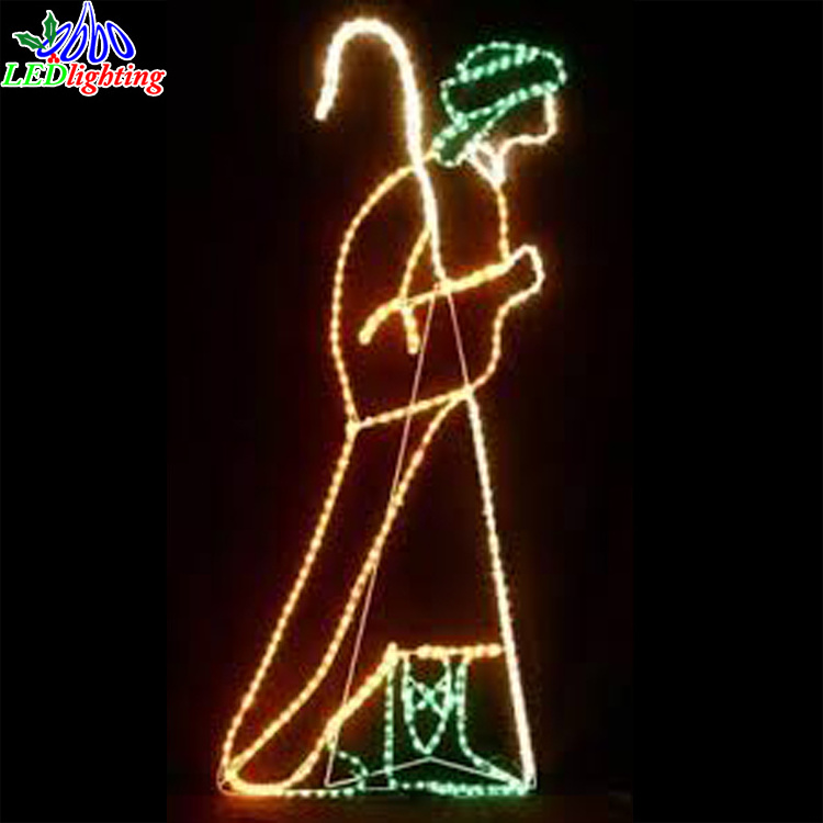 220CM Wide LED Birth 2d Motif christmas lights led nativity