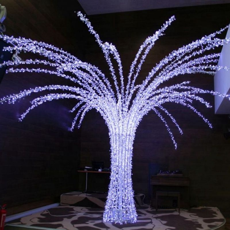 Wholesale Waterproof decoration twig branch programable led tree outdoor lighted led Christmas tree light