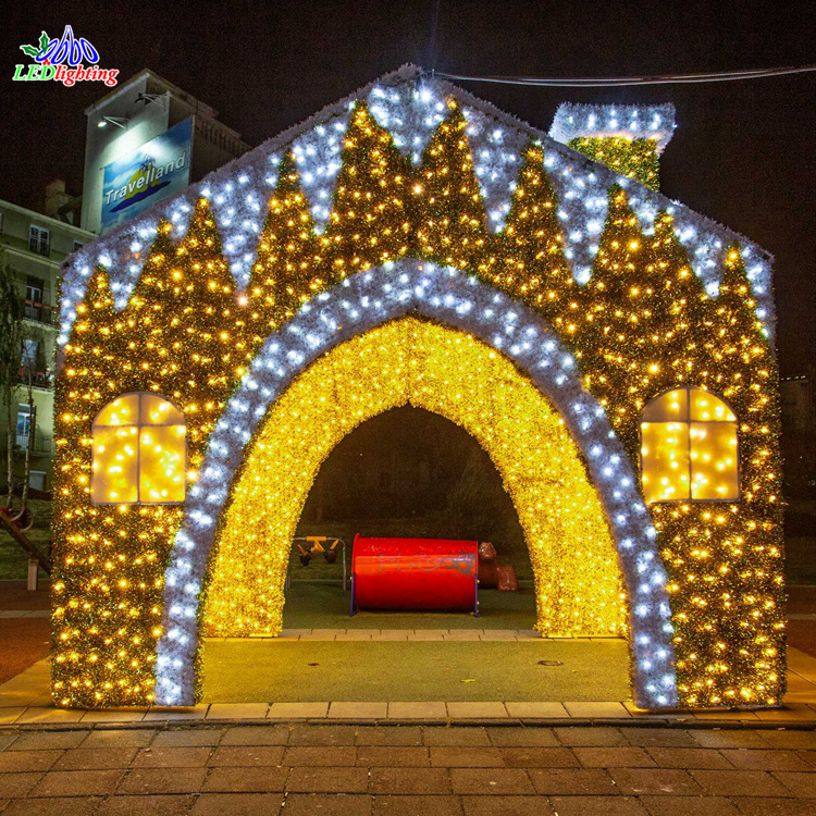 led motif light candy house decorations shopping mall