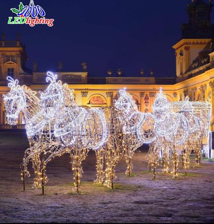 Shopping Mall Park Plazza Used Cinderella Pumpkin Horse Carriage for Sale