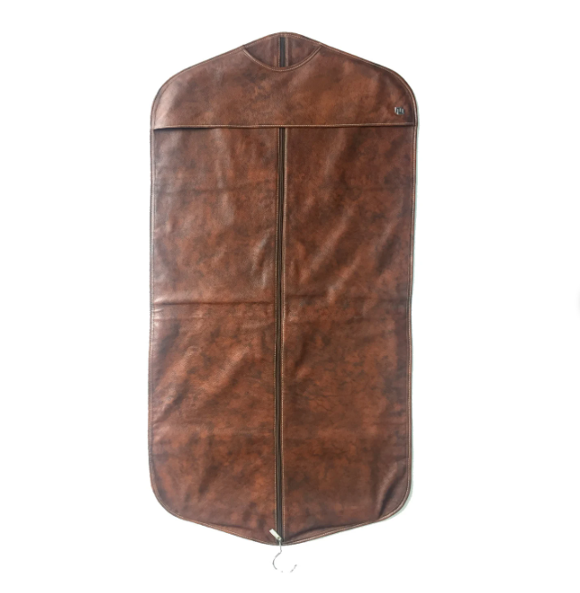 PU Leather Dust Clothes Cover Personalised Suit Bag Garment Storage