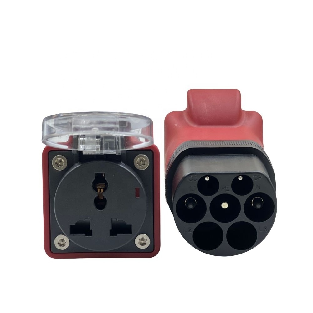 EV Type 2 to Ac charger Discharge V2L Vehicle to Load Type 2 ev charger  EU US AU UK Waterproof Socket Power