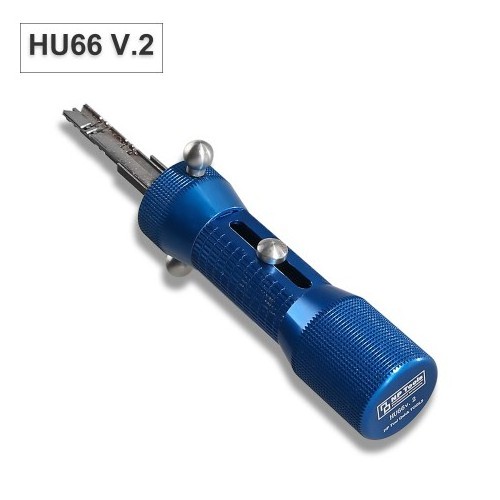 2 in 1 HU66 V.2 Professional Locksmith Tool for HU66 Lock Pick and Decoder Quick Open Tool