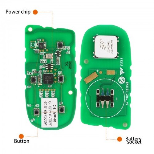 AUTEL IKEYCL005AL Chrysler 5 Buttons Universal Smart Key