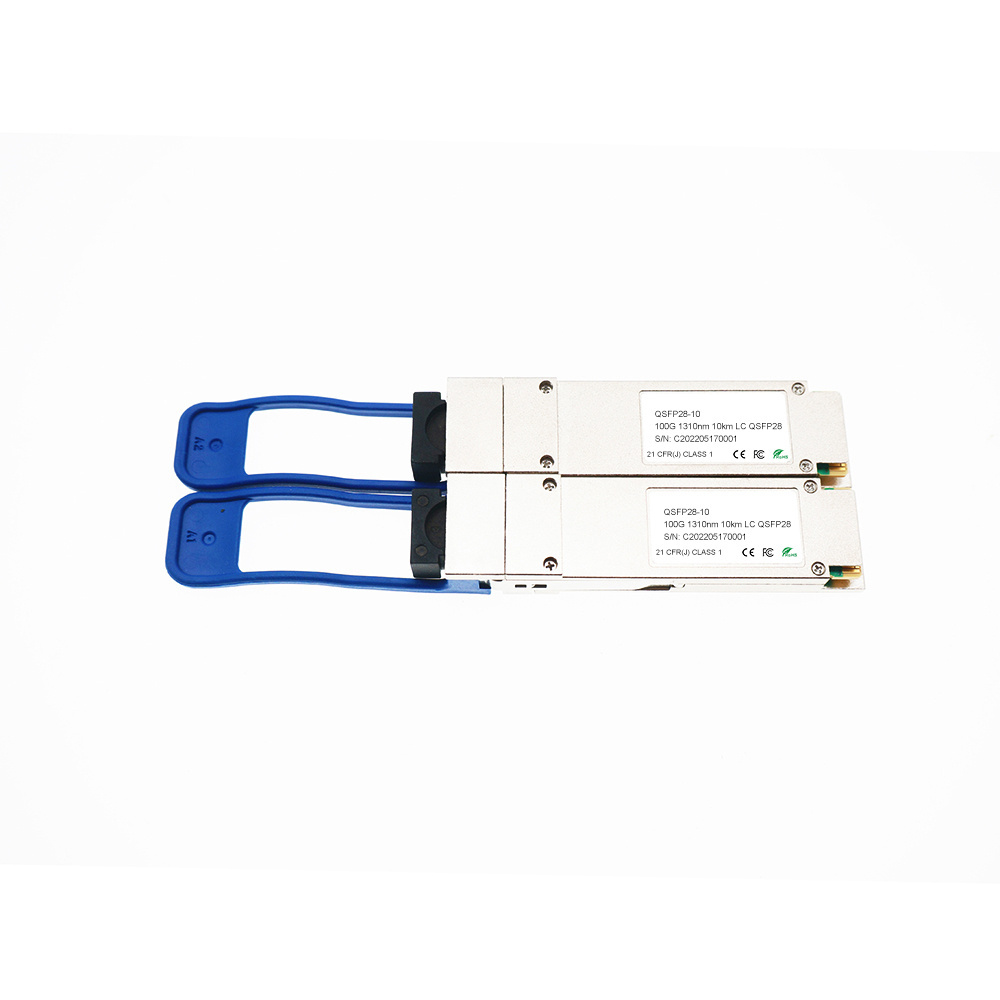 QSFP-100G-LR4  Compatible  QSFP28 100GBASE-LR4 1310nm 10km DOM Duplex  Optical Transceiver Module