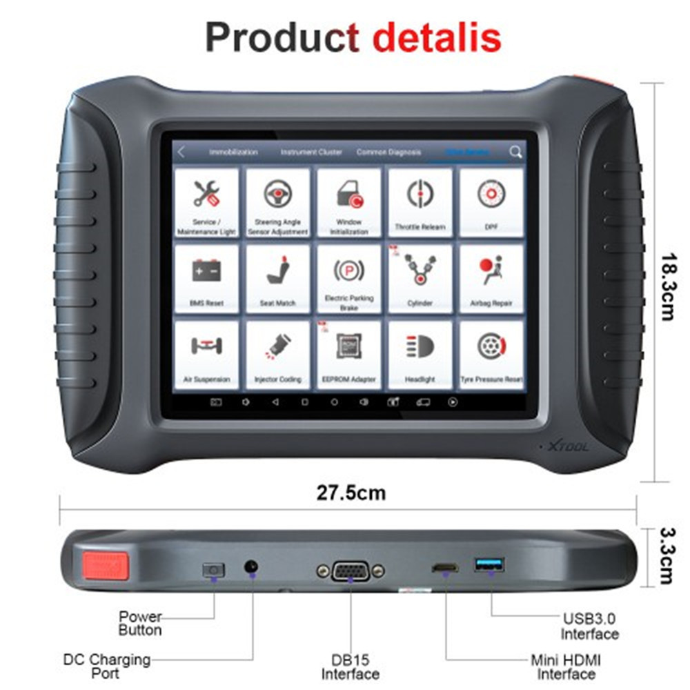 New Arrivals 2024 XTOOL X100 PAD3 X100 PADIII Professional Tablet Key Programmer