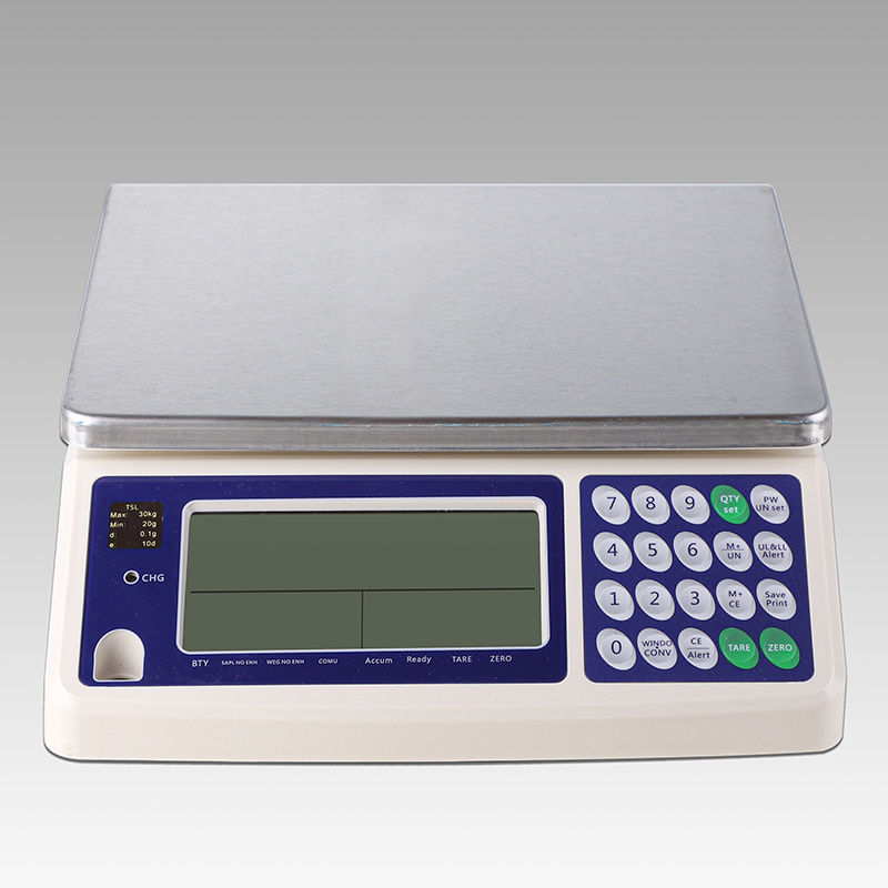 Factory Manual Weight With Label Printer Tcs Electronic Platform Scale 300Kg