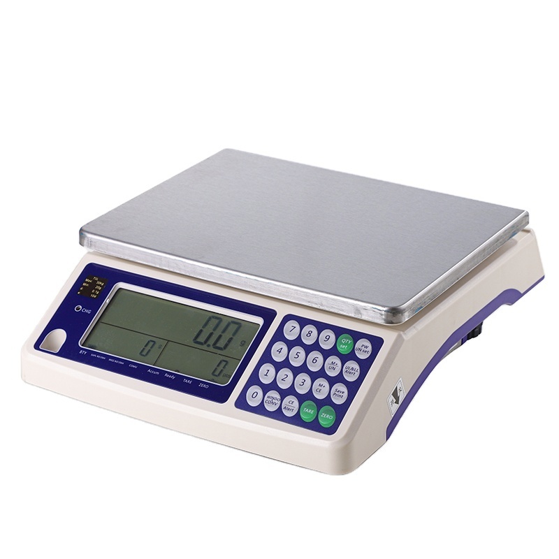 Factory Manual Weight With Label Printer Tcs Electronic Platform Scale 300Kg